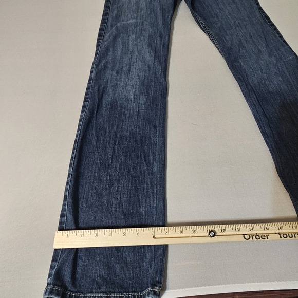 Cinch Jeans Mens 28x34 Blue GOLD LABEL Relaxed Fit Straight Leg Denim IAN - Picture 6 of 11